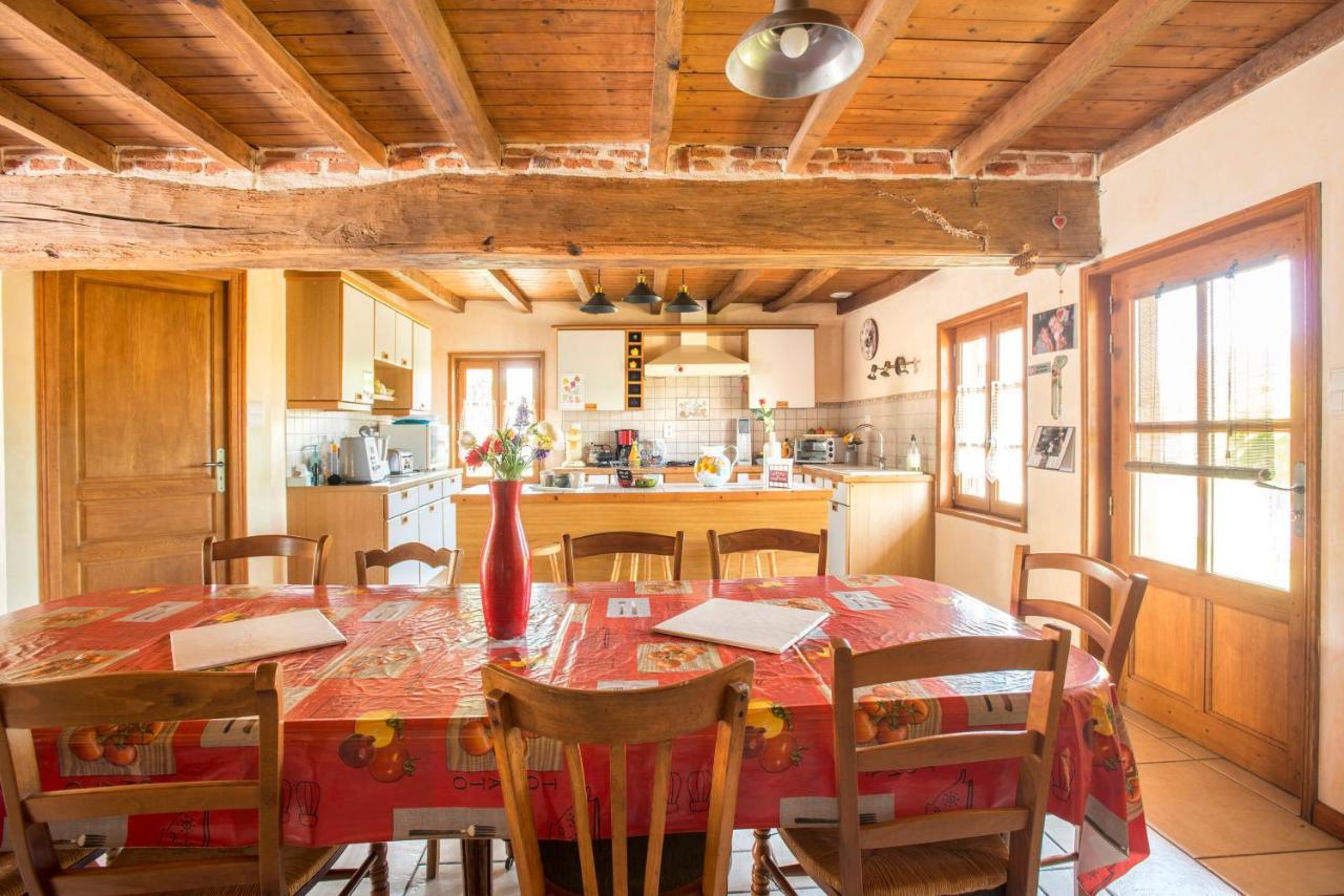 La Maison Du Bonheur Saint-Martin-en-Bresse Bagian luar foto